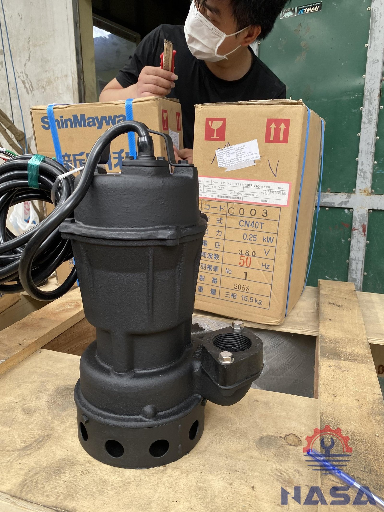 Máy Bơm Nước Thải Shinmaywa Bơm chìm nước thải Shinmaywa CVC501