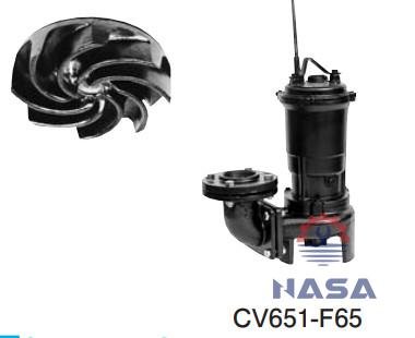 hinh anh may bom cv651-f65 Bơm chìm nước thải Shinmaywa CV651