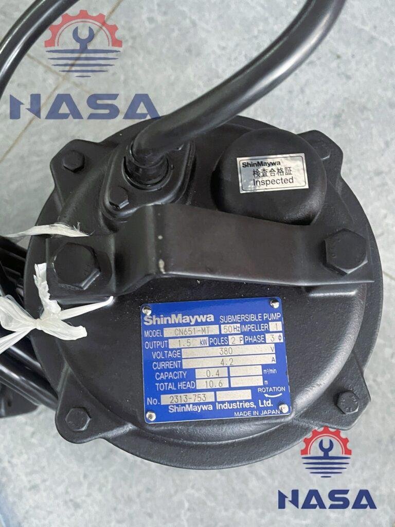 Bơm chìm nước thải Shinmaywa CN651-MT